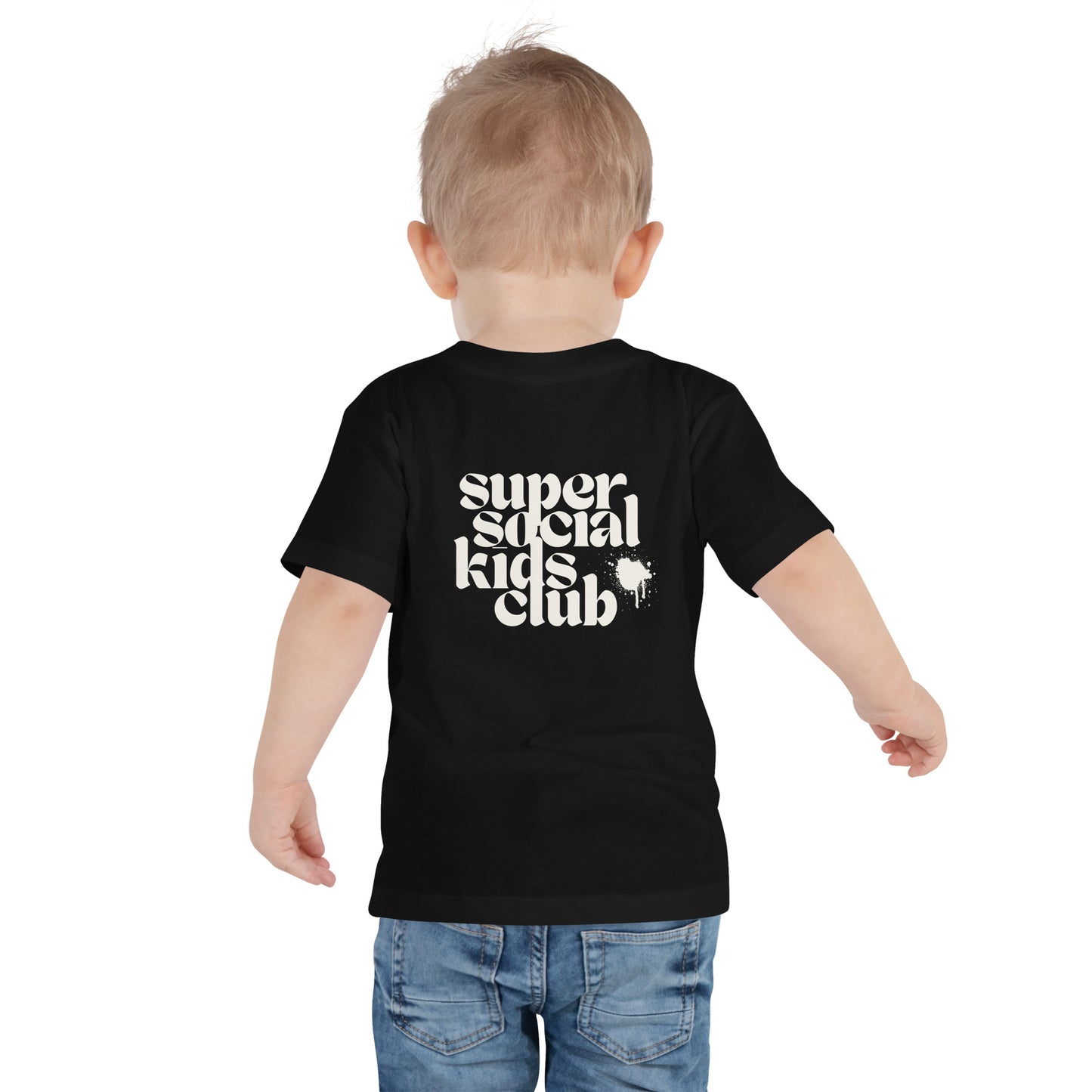 Super Social Kids Club Toddler Boy's Short Sleeve Tee