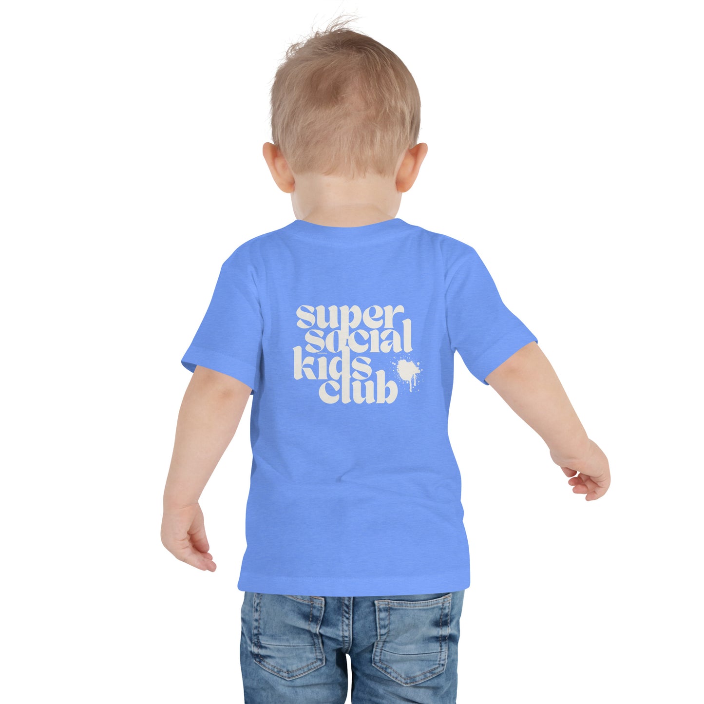 Super Social Kids Club Toddler Boy's Short Sleeve Tee