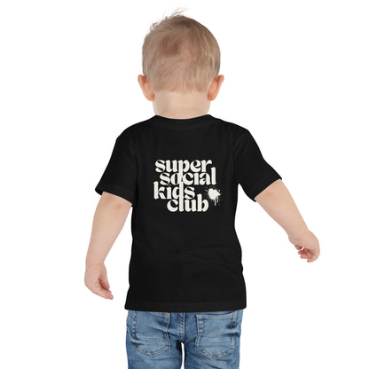 Super Social Kids Club Toddler Boy's Short Sleeve Tee